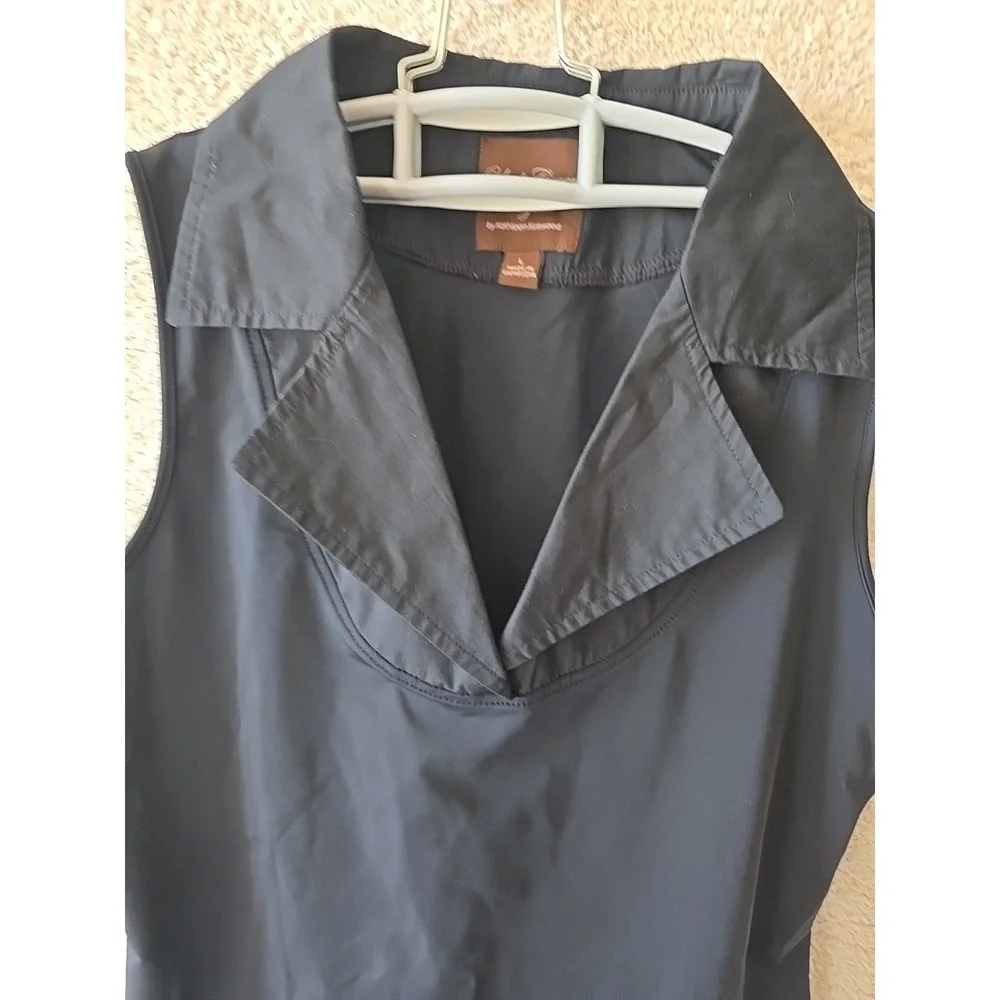 Under‎ Cover Agent By Kathleen Kirkwood Women's Blouse Black Sleeveless Size L